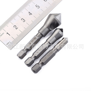 Lingxian Wood <b>Chamfering</b> <b>Tool</b> 3Pc Hex Handle British Standard Countersink For Metal Workpiece High Accuracy - Product Image 2