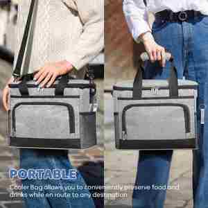 Sac isotherme de pique-nique personnalisé de haute qualité pour le camping en plein air, sac isotherme réutilisable personnalisé - Product Image 6