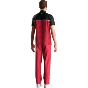 ชุดออกกำลังกายวิ่งพิมพ์ลายผ้าแห้งเร็วสีน้ำเงินแบบกำหนดเองสำหรับคริกเก็ต ลดราคาพิเศษ - Product Image 6