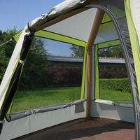 Tente de camping familiale gonflable automatique pour 3-4 personnes, en Oxford 300D, imperméable, idéale pour l'extérieur - Offre spéciale