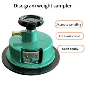 El Tipi Tekstil Kumaş Yuvarlak Disk Numune Alma Bıçağı Kesici Daire Örnekleme Aleti - Product Image 2