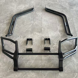 Paraurti Anteriore per <span class=keywords><strong>Mercedes</strong></span> Classe G W464 G63, Protezione Completa del Corpo in Acciaio Inox, Protezione Passaruota, Nero, Perfetta Adattabilità per Strada - Product Image 2