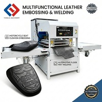 Machine de soudage automatique haute fréquence pour coussin de siège de voiture, tapis de voiture, siège de moto, gaufrage et soudage de motifs en cuir PVC