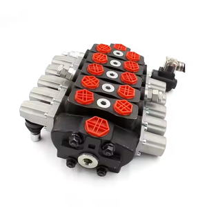 Vanne de déchargement électrique SD8 - 5 positions, 4 électrovannes, 12V 24V, vanne de commande directionnelle hydraulique - Product Image 2