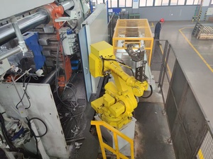 ระบบสกัดชิ้นส่วนหุ่นยนต์ Wotec PLC เกียร์บ็อกซ์ หล่อขึ้นรูปด้วยแรงดันสูง รับน้ำหนักได้ 800 กก. มอเตอร์ไฟฟ้า ป้องกันระดับ IP65 ดีไซน์ 4 ขากรรไกร - Product Image 3