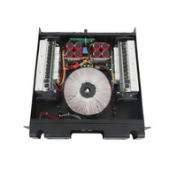 Profesyonel dijital ses güç amplifikatörü 2 kanal 800W * 2 disko gece kulübü Karaoke için Disco empedans Metal kabuk