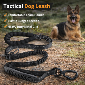 Correa Ajustable de Nailon para Perro con Absorción de Impactos, Reflectante, para Correr, con Cinturón de Seguridad para Coche, para <span class=keywords><strong>Perros</strong></span> Medianos y Grandes - Product Image 1
