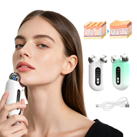 Appareil de lifting micro-courant visage et cou, mode en V, thermostatique, en alliage ABS électroplaqué pour soins quotidiens de la peau, commande en gros