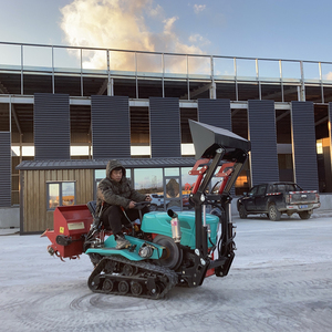 Piccoli Trattori Agricoli 35HP con Motore Diesel, Mini <span class=keywords><strong>Trattore</strong></span> <span class=keywords><strong>Cingolato</strong></span> con Cingoli in Gomma, Macchinari Agricoli in Vendita - Product Image 4