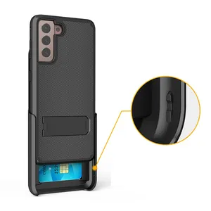 Flying Tough Hybrid Combo Case for Samsung Galaxy S21 Plus Ultra 5G A32 Holster Combo Shell Slim Rugged Cover with Kickstand