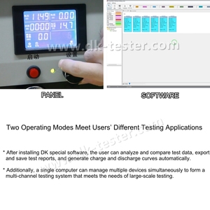 6 Unabhängiger Kanal 6V/8V/12V/16V VRLA/AGM/GEL Blei-Säure-Batterie laden und entladen Cycler Battery Capacity Analyzer Tester - Product Image 5