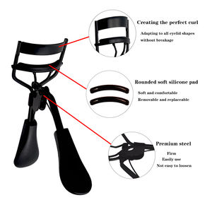 2025 Wholesale Mini Studded Rhinestone Eyelash Curler New Style with Rubber <strong>Pink</strong> Comb and Packaging Set <strong>Tool</strong> - Product Image 3