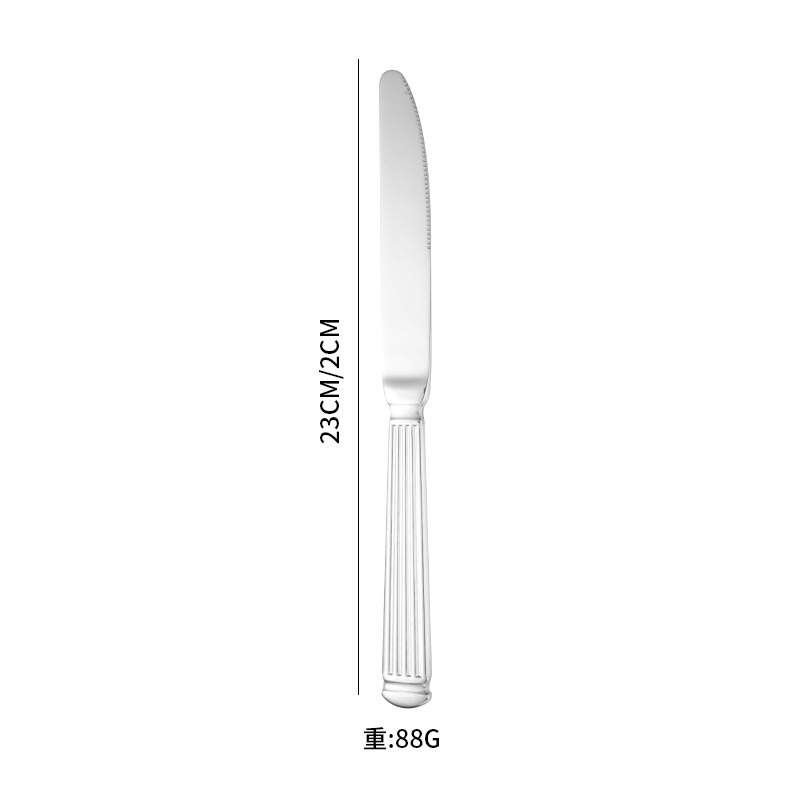 silver dinner knife