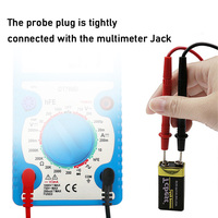 10A 1000V Multimeter Probe Test Needle Pin Digital 70cm Length Universal Multi Meter Lead Wire Pen Cable Kit Voltmeter Tester