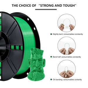 Filamento IBOSS PLA+ de 1.75mm, Filamento Verde, 1kg/rollo, Filamento para Impresión 3D FDM, Filamento PLA+ para Impresora 3D - Product Image 4