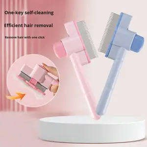 หวีแมวคุณภาพสูง ทำความสะอาดตัวเองได้ นวดได้ กำจัดเห็บหมัด กำจัดขนลอยได้อย่างมีประสิทธิภาพ อุปกรณ์ทำความสะอาดขนสัตว์เลี้ยงที่สะดวกสบาย - Product Image 5