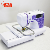 Machine à coudre domestique 1 tête, machine à broder pour vêtements prêts-à-porter, machine à coudre pour tubulures et vêtements
