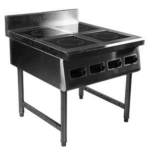 Table de cuisson à induction verticale commerciale à quatre brûleurs 3000W/5000W avec commande par bouton et technologie demi-pont AM-TCD401 Commercial I - Product Image 5
