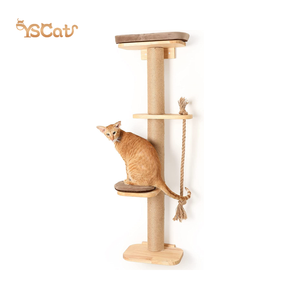 Penjual terbaik kucing Sisal tiang penggaruk mewah gaya Modern Harga kompetitif kayu untuk Halloween Natal penjual teratas furnitur kucing - Product Image 1