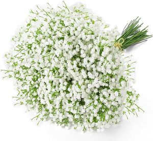 <b>Best</b> Selling <b>Artificial</b> Baby Breath White Color <b>Artificial</b> Gypsophila Flowers for Wedding Centerpiece Decoration DIY Home Garden - Product Image 1