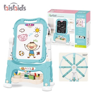 Crianças prancheta magnética dupla face diy art jogo tablet brinquedo com rotação de 360 - Product Image 1