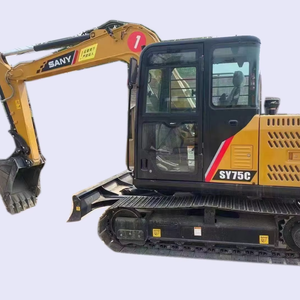 รถขุด Sany SY75C 7 ตัน สภาพเหมือนใหม่ มือสอง |   สีเดิม |   รถขุดไฮดรอลิกรุ่นปี 2023 |   เครื่องยนต์ญี่ปุ่น - Product Image 1