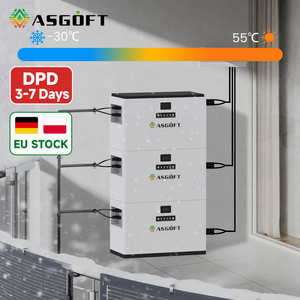 แบตเตอรี่เก็บพลังงานแสงอาทิตย์แบบ All-in-One สำหรับระเบียงบ้าน ยี่ห้อ Germany Stock ความจุ 3.8kWh กำลังไฟ 2.4kW ชนิด Lifepo4 แบบต่อพ่วงได้ มาตรฐานกันน้ำ IP65 แรงดันต่ำ ใช้งานได้ทันที - Product Image 1