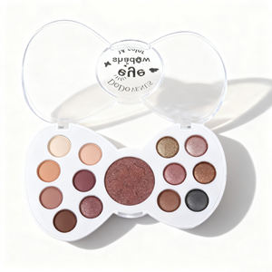 Paleta de Sombras de Ojos Metálicas Brillantes de Catorce Tonos, Set de Maquillaje Súper Vibrante, Fabricante con Logotipo Personalizado, Venta al por Mayor, Uso Diario - Product Image 2