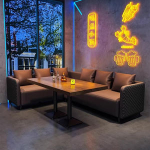 Bar à musique personnalisé, club, salon, ensemble de canapés, bistro, restaurant de bières artisanales, café, banquette, ensemble de table et de chaises - Product Image 6