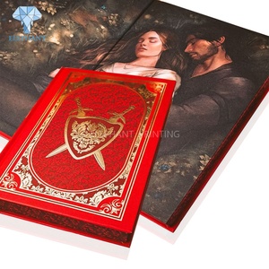 Service d'impression de livres à couverture rigide personnalisée, édition spéciale de roman en auto-édition, estampage à chaud doré, couverture rigide avec bords pulvérisés - Product Image 6