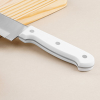 Ensemble de couteaux de cuisine Stellar Wholesale 8 pièces en acier inoxydable 3cr13 avec manche en ABS, design ambidextre, emballage en boîte cadeau