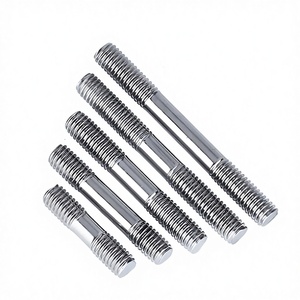 Goujons à double extrémité en acier inoxydable 304, norme DIN939, pour le montage et l'<span class=keywords><strong>assemblage</strong></span> des composants de brides de conduites industrielles - Product Image 1