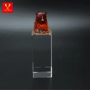 Hitop conception personnalisée en gros spécial aigle cristal trophée trophées prix sculpté gravé pour souvenirs cadeaux
