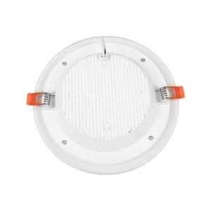 Buon prezzo rotondo led pannello luminoso 18w ultra sottile led pannello piatto luce notturna bordo in vetro illuminato pannello luminoso a led esterno decorativo