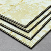 Wasserdichter Marmor-Optik Selbstklebender Vinyl-Bodenbelag Vinyl-Fliesen Bodenaufkleber
