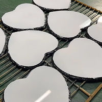 Vente en gros usine : Plaques de sublimation photo vierges blanches, finition brillante ou mate, en pierre, pour artisanat DIY et cadres en ardoise