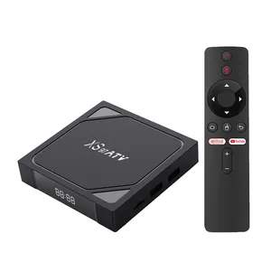 TV Box manufacturer 2GB/16GB Quad-core Processor 4K Ultra HD HDR Media Player Smart TV Box With remote control