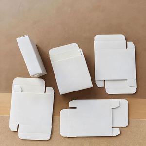 Hot Sale Recyclable Empty <b>Small</b> Kraft Paper <b>Boxes</b> for Cosmetic Use Custom Matt Lamination <b>Gift</b> <b>Boxes</b> with Recycled Materials - Product Image 2