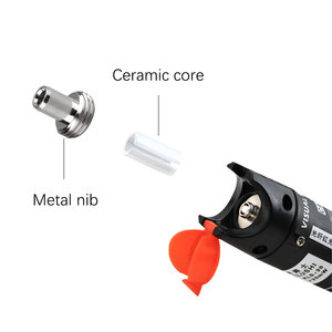 視覚的障害探知器 セラミックコア 7mm 光ファイバーレーザーペン スリーブ交換部品 セラミックチューブコネクタ - Product Image 2