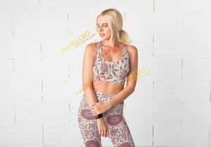 Pantalon de yoga texturé de haute qualité pour femmes brésiliennes, respirant, extensible, sublimation 240g, hiver, coutures renforcées - Product Image 4