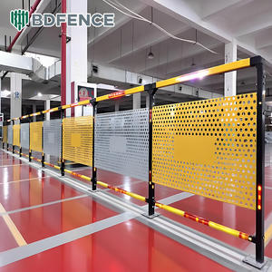 Filet d'isolation pour ateliers d'entrepôt, clôture en treillis métallique en acier épaissi, protection des équipements d'usine intérieure, barrière de porte <span class=keywords><strong>coulissante</strong></span> - Product Image 5