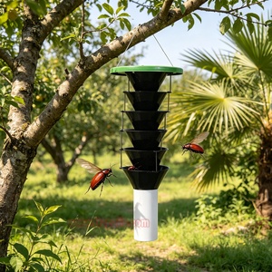 Trampa para Insectos de Plástico para Jardín, Multifunções, Control de Insectos, Atrapa Palm Weevil Rojo, Trampa para Coleópteros - Product Image 5