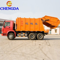 Camion compacteur de déchets Sinotruk 430 ch 6x4, 3 essieux, Euro 1 Diesel, 30 m3, pour la collecte des ordures, poids lourd