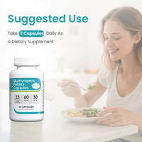Capsules de multivitamines en micropellets de marque privée YTBIO, fondation nutritive professionnelle pour le bien-être quotidien, OEM