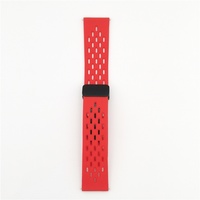 / CHARM Uhr Silikon Perforiertes Atmungsaktives Ohrloch-Faltbares Magnetverschluss-Uhrenarmband Großhandel