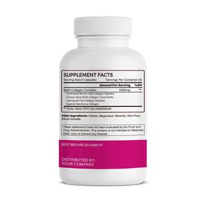 Multi collagene <span class=keywords><strong>Peptide</strong></span> capsule per capelli di pelle unghie e supporto congiunto integratore OEM Private Label GMP certificato - Product Image 2