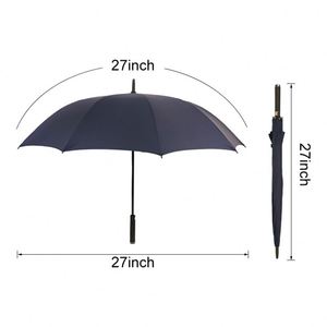 Promotional Big <b>Large</b> Golf <b>Umbrella</b> Semi-Automatic <b>Umbrella</b> Uv <b>Umbrella</b> with Solar Lights - Product Image 2
