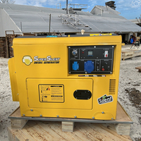 Générateur diesel silencieux Jintai DG6500SE 5KW refroidi par air avec démarrage automatique 12V Portable 230V ATS Options démarrage à distance à cadre ouvert