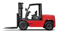 Chariot élévateur diesel industriel Hangcha série XF 5t/6t/7t avec frein humide pour les opérations en aciéria