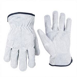 Nuevos Guantes de Trabajo de Piel de Cabra Granulada, Flexibles y Duraderos, Antideslizantes, para Hombres, Mujeres y Niños - Product Image 1
